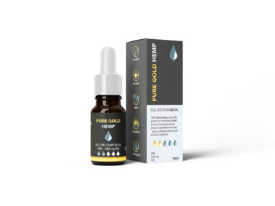 10% Pure Gold Hemp CBD olej 10ml