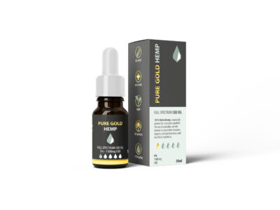 5% Pure Gold Hemp CBD olej 30ml