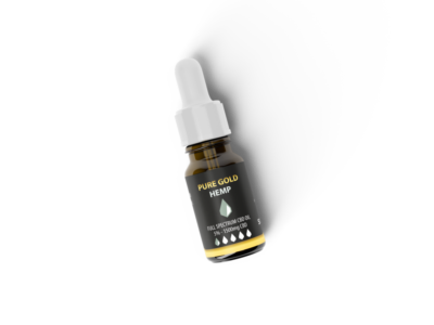 5% Pure Gold Hemp CBD olej 30ml - Image 2