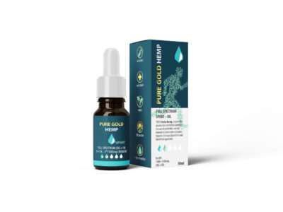 5+5% Pure Gold Hemp SPORT+CBD olej 30ml