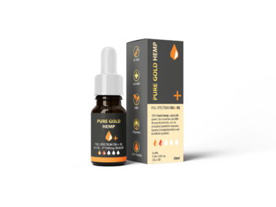 5+5% Pure Gold Hemp CBG+CBD olej 30ml