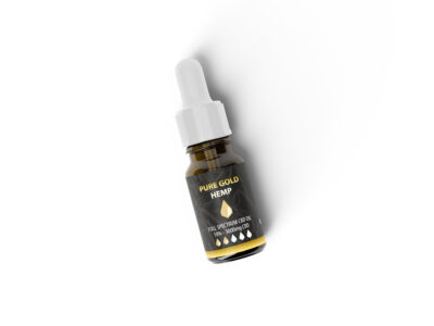 10% Pure Gold Hemp CBD olej 30ml vanilka - Image 2