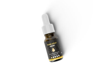 5% Pure Gold Hemp CBD olej 10ml vanilka - Image 2